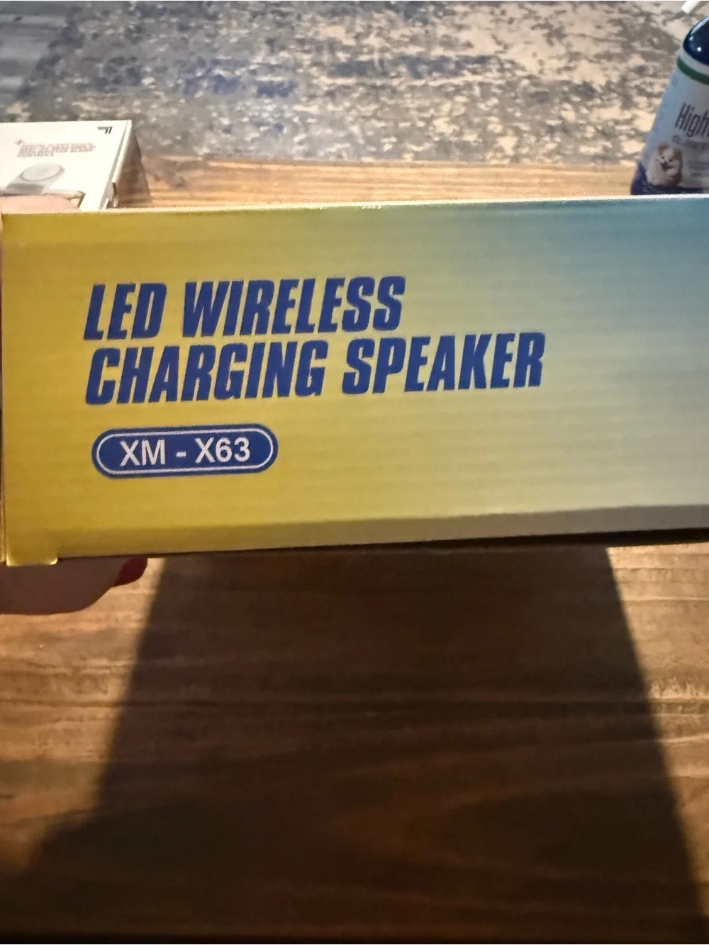 LED Wireless Charging Speaker XM-X63 - White